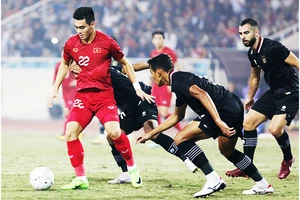 Các cầu thủ Việt Nam cần tập trung cao độ khi gặp ĐT Indonesia. Ảnh: LÊ MINH