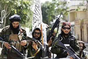 Một nhóm tay súng IS-Khorasan tại Afghanistan. Ảnh: REUTERS