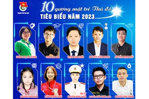 Công bố danh sách 10 gương mặt trẻ Thủ đô tiêu biểu năm 2023