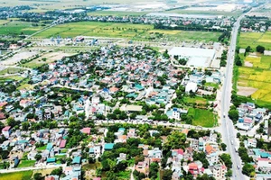 Một góc khu đô thị mới của huyện Thanh Liêm.