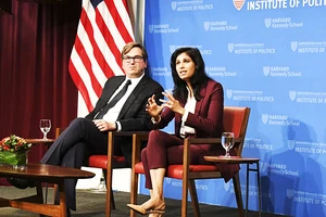 Bà Gita Gopinath nhận định Mỹ có thể giảm quy mô thâm hụt tài chính. Ảnh: BLOOMBERG