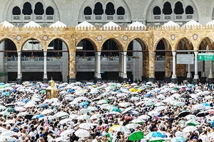 Khoảng 2 triệu tín đồ Hồi giáo đổ về Thánh địa Mecca trong lễ hành hương năm nay. Ảnh: AFP