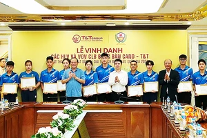 CLB Bóng bàn CAND-T&T nhận thưởng kỷ lục sau thành tích xuất sắc tại giải quốc gia 2024.