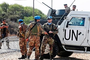 Lực lượng UNIFIL tại Lebanon. Ảnh: AP