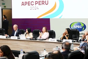 Hội nghị Bộ trưởng Tài chính APEC diễn ra tại Lima (Peru). Ảnh: REUTERS