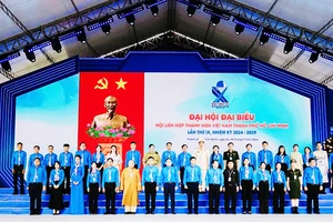 Đại biểu dự Đại hội Hội LHTN Việt Nam Thành phố Hồ Chí Minh.