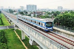 Tuyến Metro số 1 TP Hồ Chí Minh chuẩn bị đi vào hoạt động.