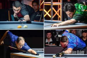 [Ảnh] Các tay cơ hàng đầu thế giới quy tụ tại Giải billiards Hanoi Open Pool Championship