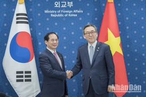 Bộ trưởng Ngoại giao Bùi Thanh Sơn hội đàm với Bộ trưởng Ngoại giao Hàn Quốc Cho Tae-yeol
