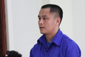 Bị cáo Trần Khắc Quỳnh tại phiên tòa xét xử sơ thẩm.
