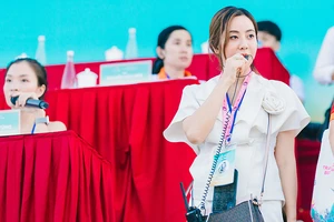 Tổng đạo diễn Lê Hải Yến tại chương trình năm 2023 (Ảnh: Newday Media)