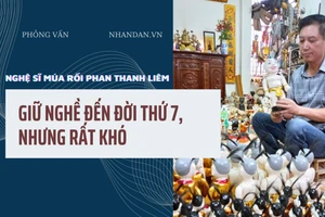 Nghệ sĩ múa rối Phan Thanh Liêm: Giữ nghề đến đời thứ 7, nhưng rất khó