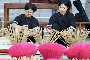 Tái hiện nghề làm hương truyền thống của người Nùng An ở Cao Bằng