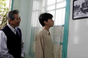 Cảnh trong phim "Hoa nhài", bộ phim của đạo diễn, NSND Đặng Nhật Minh được chiếu trong Liên hoan phim.