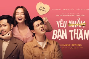 Poster phim "Yêu nhầm bạn thân". (Ảnh: Nhà sản xuất cung cấp)