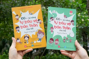 Bộ sách “100++ Kỹ năng tự bảo vệ bản thân cho trẻ”. (Ảnh: ĐInh Tị Books)