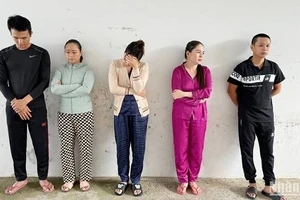 5 đối tượng bị bắt tạm giam trong đường dây lô đề quy mô lớn tại An Giang.
