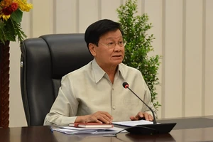 Tổng Bí thư, Chủ tịch nước Lào Thongloun Sisoulith. (Ảnh: Báo Pasaxon)