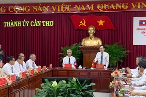 Quang cảnh buổi làm việc.