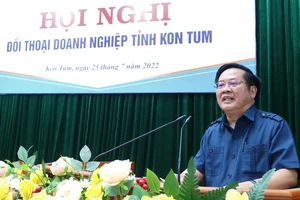 Đồng chí Lê Ngọc Tuấn phát biểu tại Hội nghị.