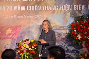 Họa sĩ Lương Xuân Đoàn, Chủ tịch Hội Mỹ thuật Việt Nam chia sẻ cảm xúc về triển lãm tương tác tranh panorama chiến thắng Điện Biên Phủ. 