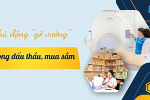 Chủ động "gỡ vướng" trong đấu thầu, mua sắm