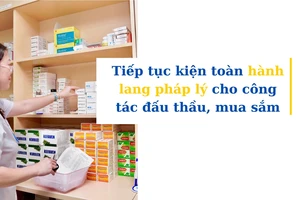 Tiếp tục kiện toàn hành lang pháp lý cho công tác mua sắm, đấu thầu