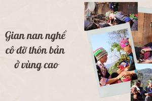 Gian nan nghề cô đỡ thôn bản ở vùng cao