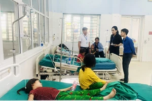 Các bệnh nhân được điều trị tích cực tại Bệnh viện Đa khoa tỉnh Hà Giang.