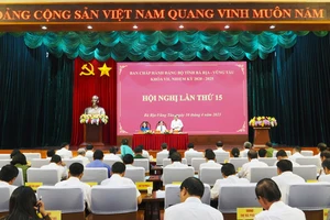 Hội nghị lần thứ 15 Ban Chấp hành Đảng bộ tỉnh Bà Rịa-Vũng Tàu.