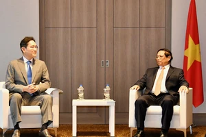 Thủ tướng Phạm Minh Chính tiếp Chủ tịch Tập đoàn Samsung Lee Jae Yong.