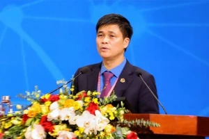 Ông Ngọ Duy Hiểu, Phó Chủ tịch Tổng Liên đoàn Lao động Việt Nam kiêm giữ chức Ủy viên Hội đồng quản lý Bảo hiểm xã hội. (Ảnh: TTXVN)