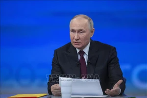 Tổng thống Nga Vladimir Putin. Ảnh tư liệu: THX/TTXVN