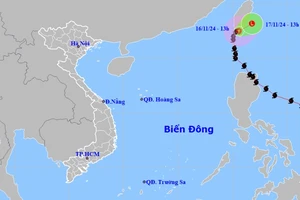 Bão Usagi suy yếu thành áp thấp nhiệt đới rồi tan dần. (Nguồn: nchmf.gov.vn)