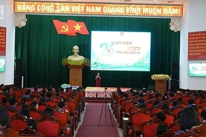 Quang cảnh lễ kỷ niệm.