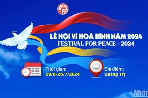 [Infographic] Lịch tổ chức các hoạt động Lễ hội Vì Hòa bình 2024