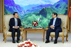 Thủ tướng Phạm Minh Chính tiếp đồng chí Saleumxay Kommasith, Phó Thủ tướng Chính phủ, Bộ trưởng Ngoại giao nước Cộng hòa Dân chủ Nhân dân Lào.