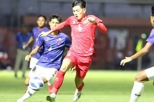 U19 Việt Nam nhập cuộc đầy quyết tâm. (Ảnh: VFF)
