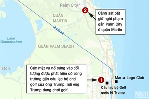 [Infographic] Toàn cảnh vụ nổ súng vào nơi cựu Tổng thống Mỹ Donal Trump đang chơi golf 