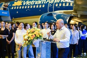 Phó Cục trưởng Hàng không Việt Nam Hồ Minh Tấn phát biểu ý kiến về sự kiện.