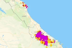 [Infographic] Cảnh báo nguy cơ lũ quét và sạt lở trong 6 giờ tới tại 72 xã, phường ở miền trung, cập nhật 10 giờ, 30/10