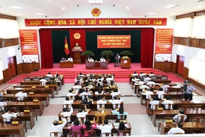 Quang cảnh Kỳ họp thứ 13, Hội đồng nhân dân tỉnh Ninh Thuận khóa 11.