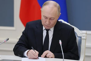 Tổng thống Nga Vladimir Putin. (Ảnh: RIA Novosti)