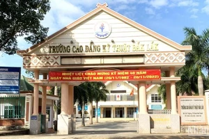 Trường Cao đẳng Kỹ thuật Đắk Lắk, nơi xảy ra các sai phạm.
