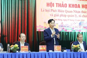 Giám đốc Sở Văn hóa, Thể thao và Du lịch Phú Thọ Nguyễn Đắc Thủy mong muốn phần cướp phết trong lễ hội Phết Hiền Quan sớm được tổ chức một cách bài bản, khoa học. 