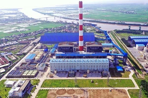 Nhà máy Nhiệt điện Sông Hậu 1 tại tỉnh Tiền Giang.