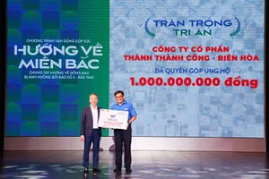 TTC AgriS ủng hộ 1 tỷ đồng tiền mặt và các vật phẩm gửi đến đồng bào miền bắc bị ảnh hưởng bởi bão, lũ.