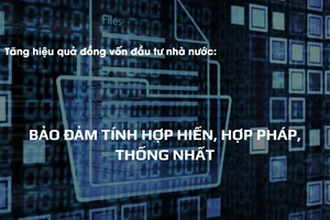 Tăng hiệu quả đồng vốn đầu tư nhà nước: Bảo đảm tính hợp hiến, hợp pháp, thống nhất