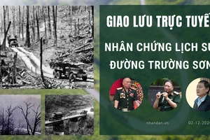 Giao lưu trực tuyến cùng các nhân chứng lịch sử đường Trường Sơn