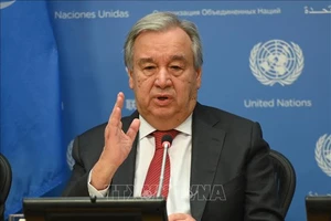 Tổng thư ký Liên hợp quốc Antonio Guterres. Ảnh: AFP/TTXVN